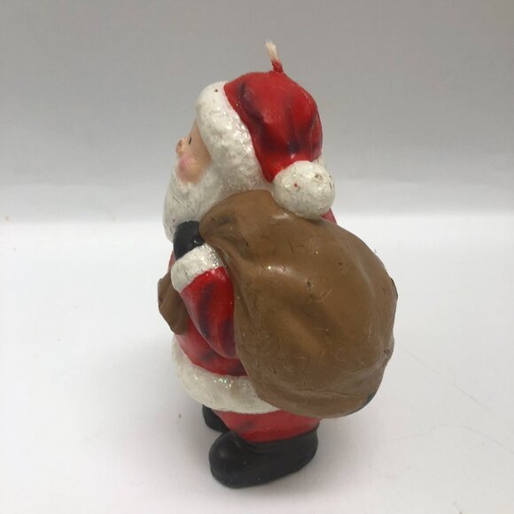 Vintage Santa Clause Candle  6.5" Tall Christmas holiday - Picture 2 of 6